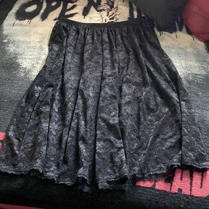 Hot Topic Lace Maxi Skirt
